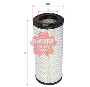 Sakura Number : A-8577 Status : Release Product Model : Element Filter Type : Air Filter Filter Info : Primary, Soft PU end cap H 1 (mm) : 423 H 2 (mm) : 410 OD 1 (mm) : 207 OD 2 (mm) : 207 ID 1 (mm) : 106.5 Contain (Pcs) : 1 Volume (m3) : 0.021 Primary : A-8577 Secondary : A-8578 Set : A-8577-S